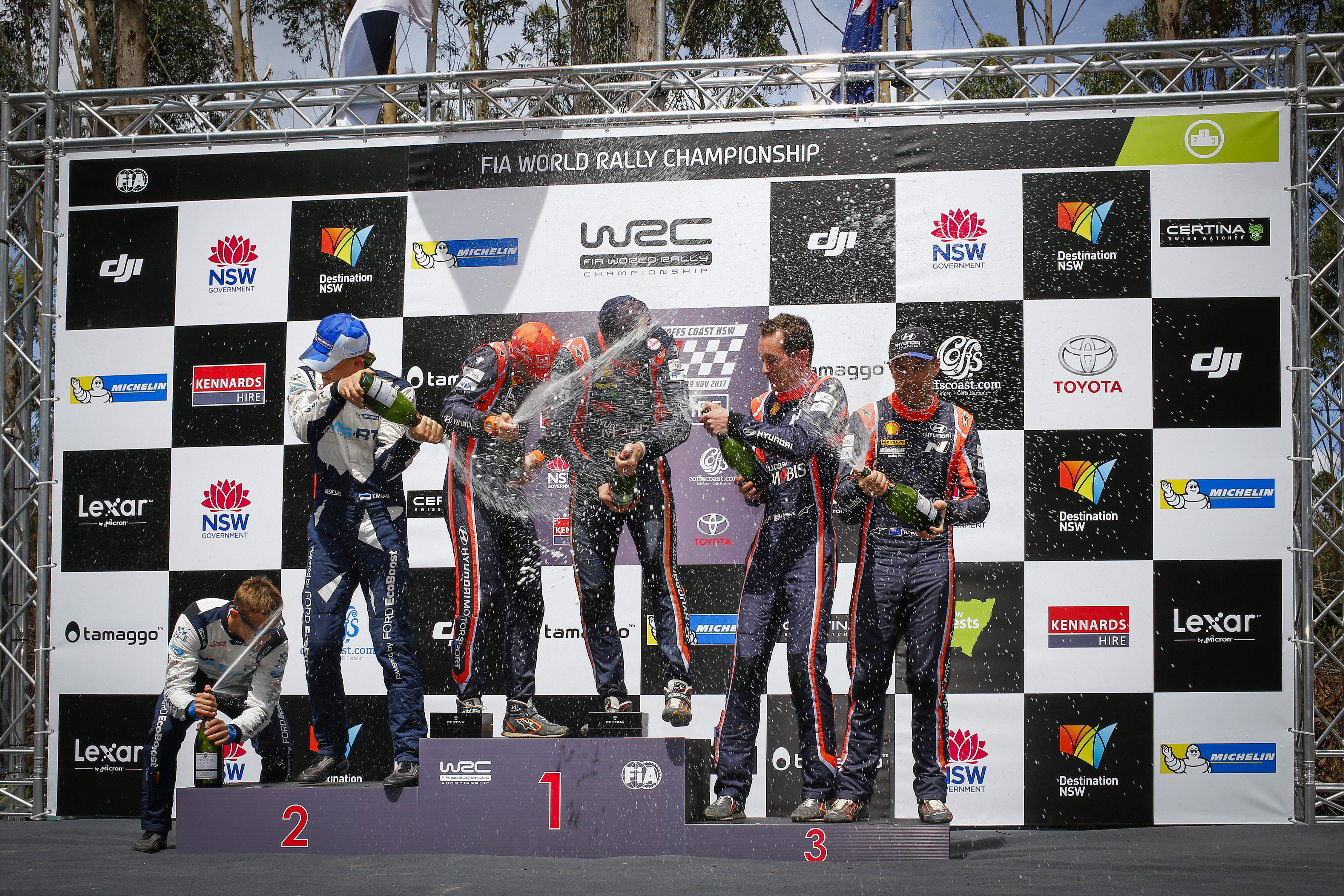 Rally Australia 2017 Podium