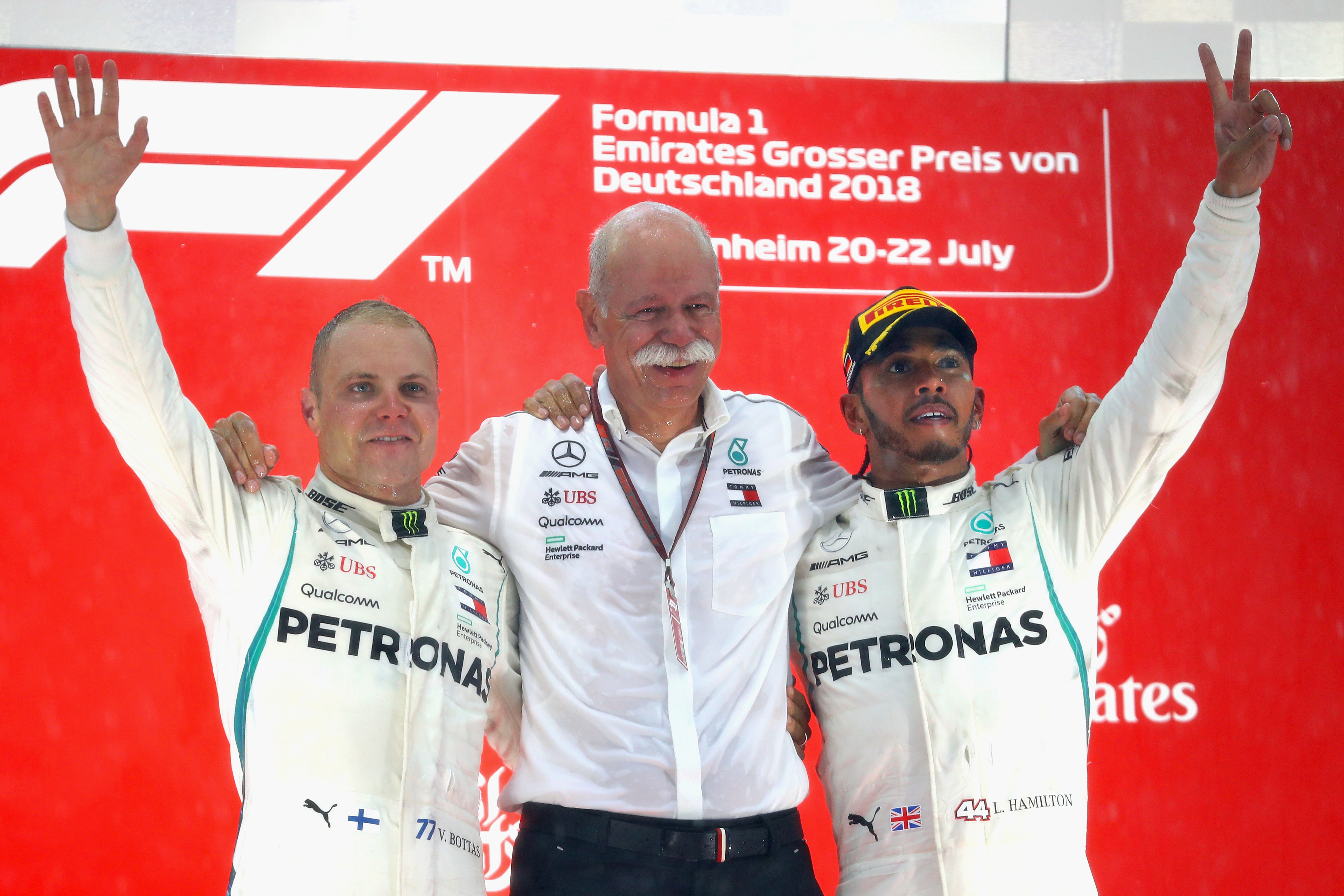 Toto Wolff calls German Grand Prix podium “the perfect scene” after Mercedes’ 1-2