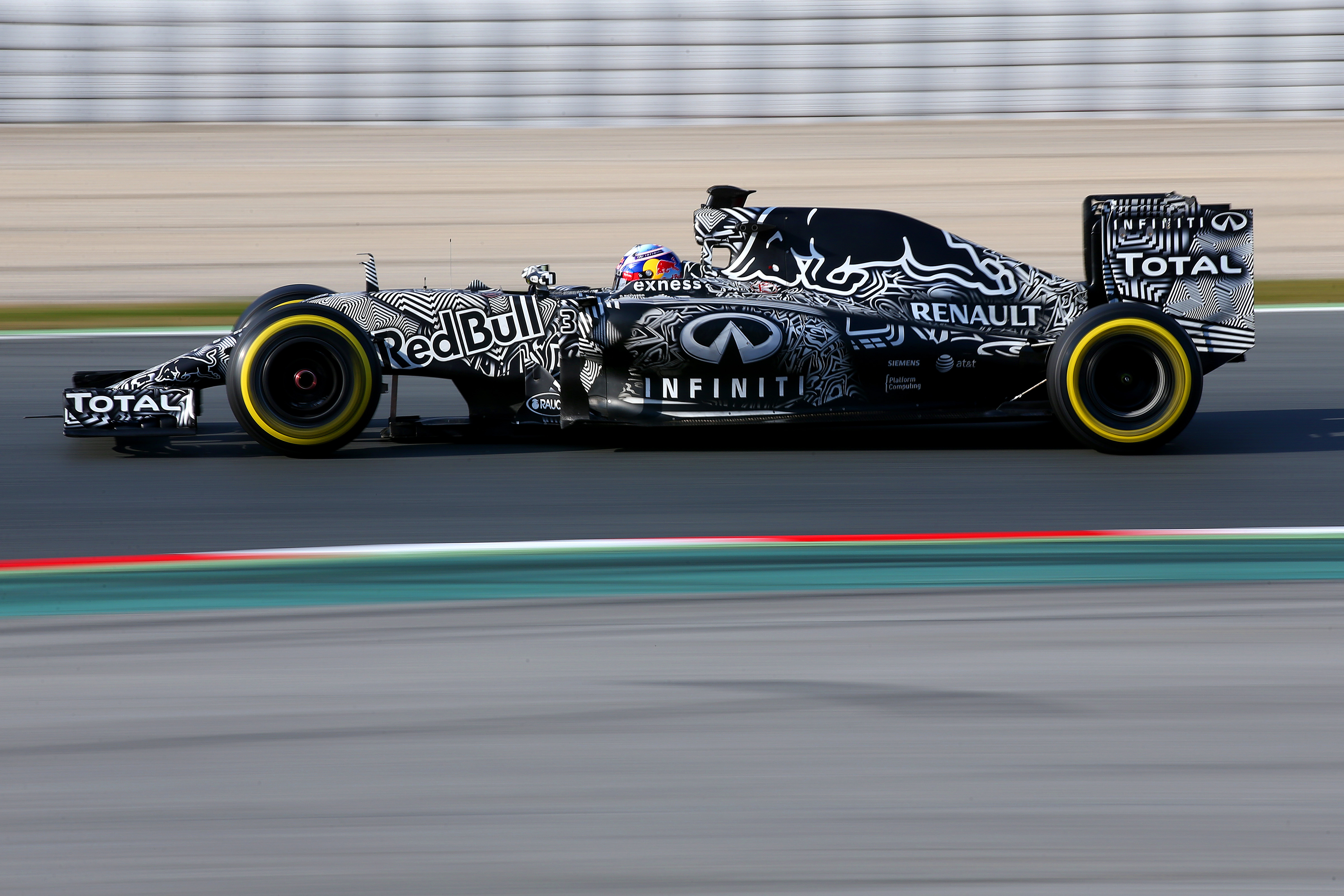 F1 Red bull Test livery