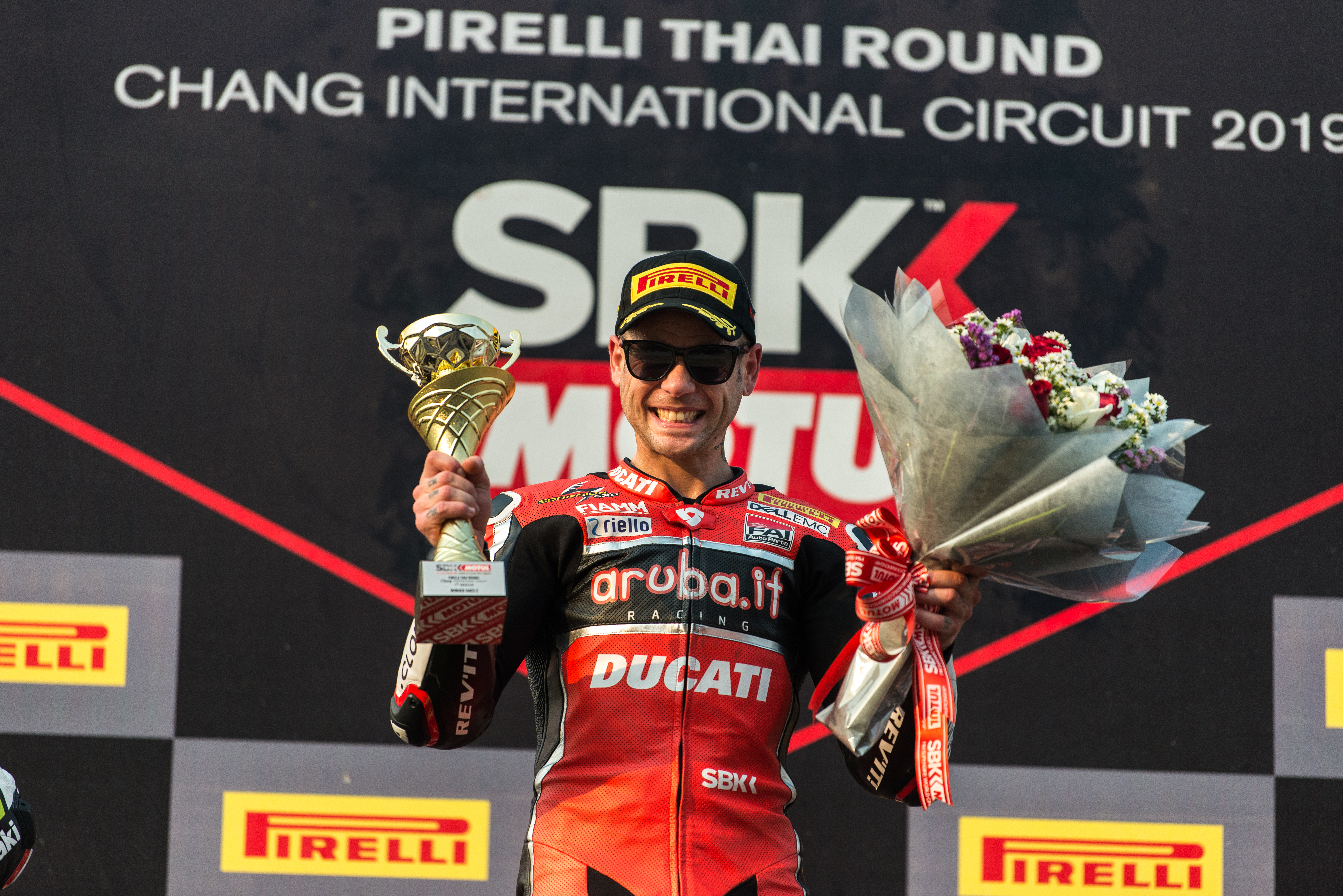 WorldSBK: Bautista Wins Again in Red-Flagged Superpole Race