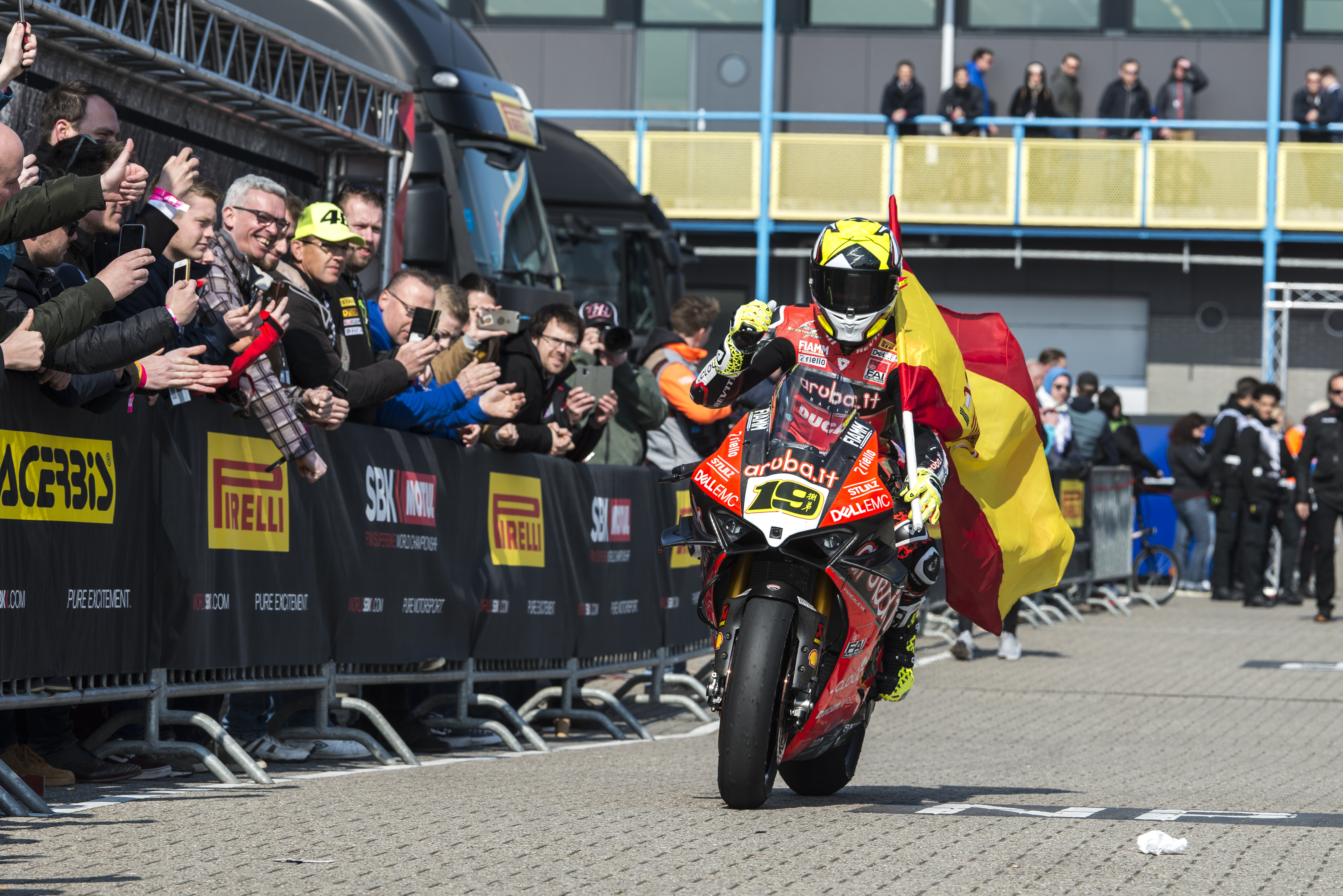 WorldSBK: Bautista Takes Record Tenth Straight Win in Assen Race One