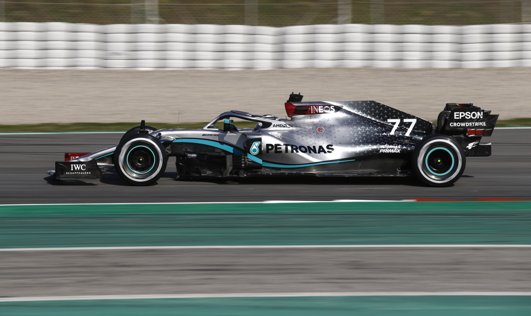 Bottas leads Mercedes 1-2 on final day of first test