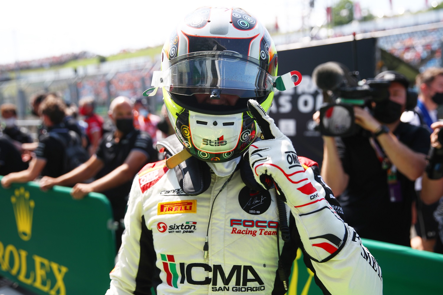 F3 Hungary: Colombo and Campos take emotional maiden win in first sprint race