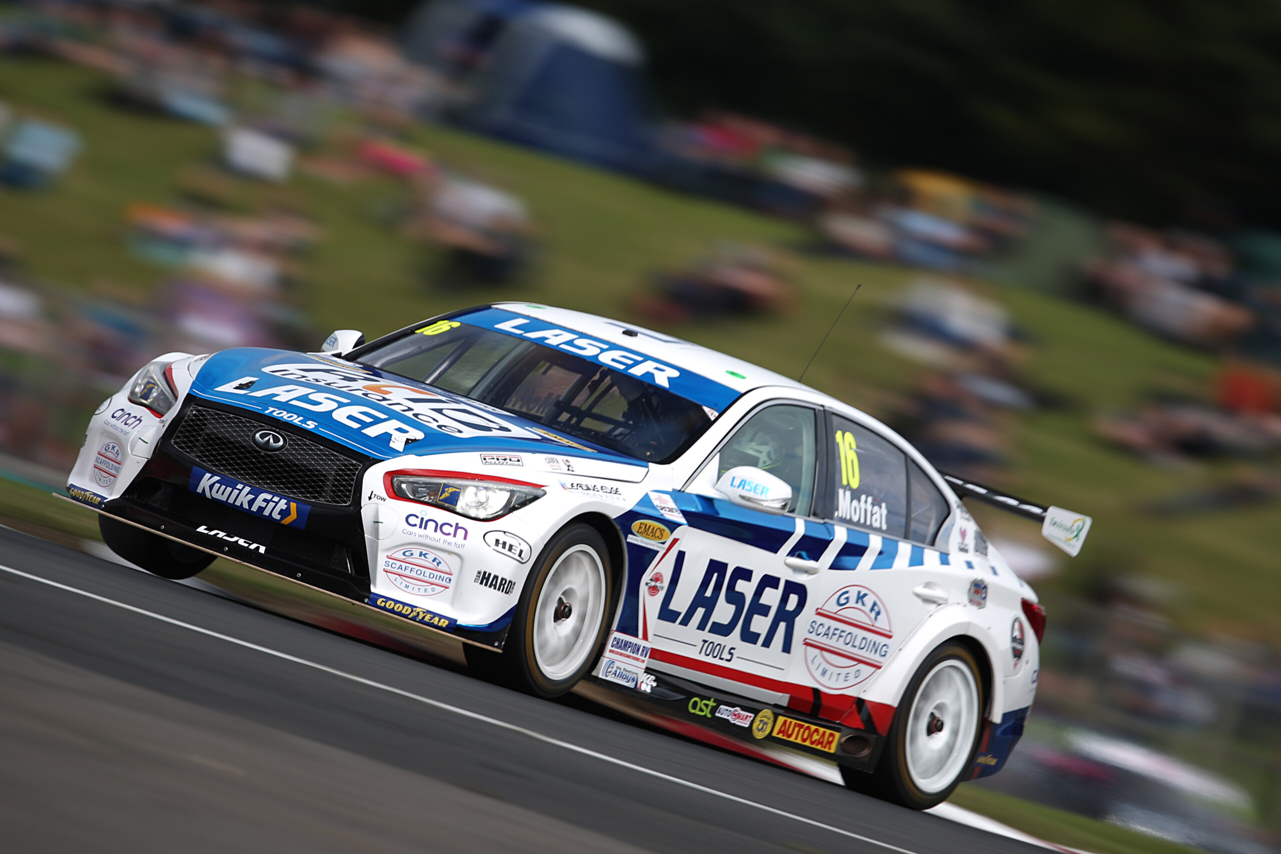 BTCC Croft – Aiden Moffat fends off Jake Hill for brilliant win in race one