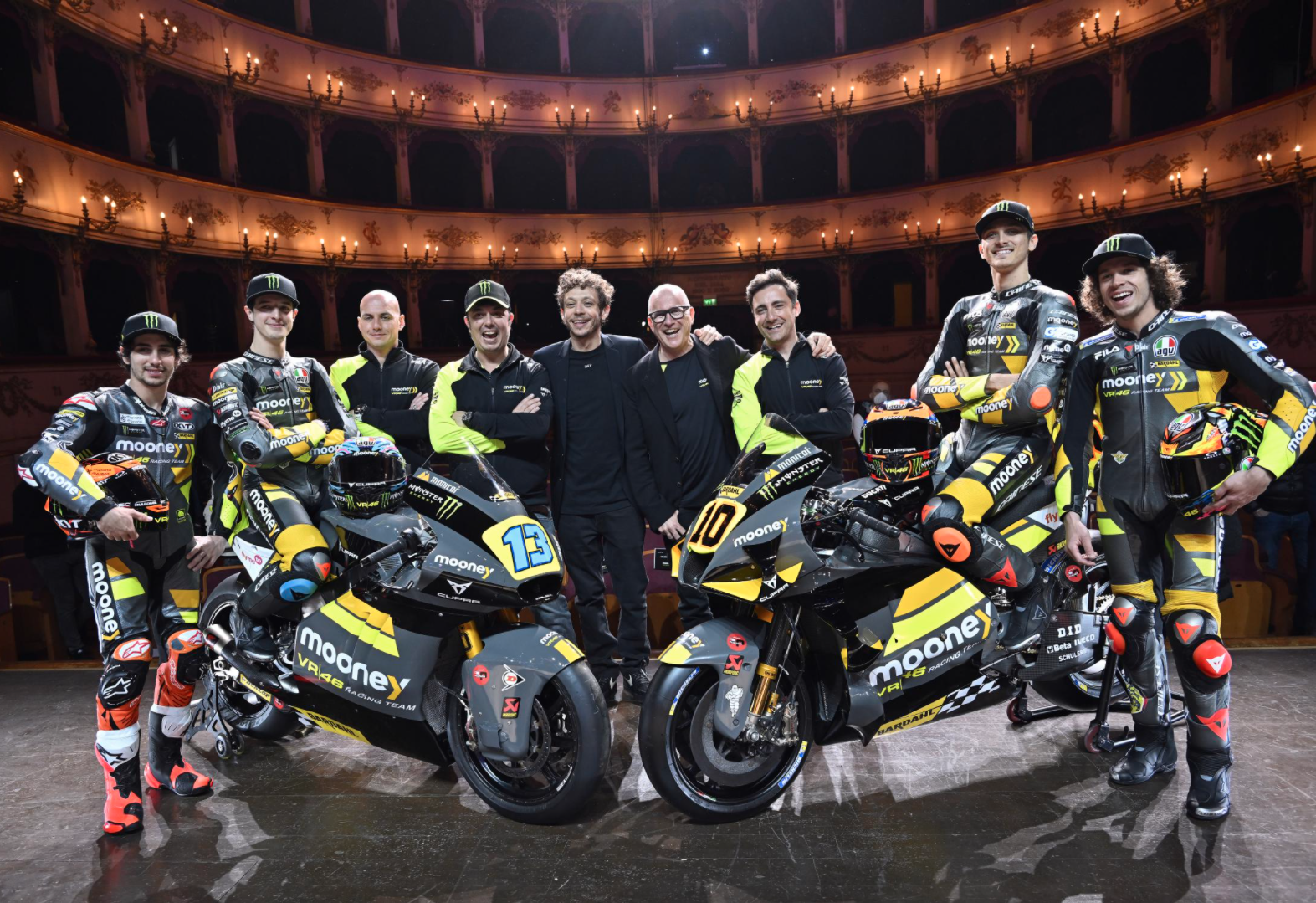 VR46 Racing Reveal 2022 Machine