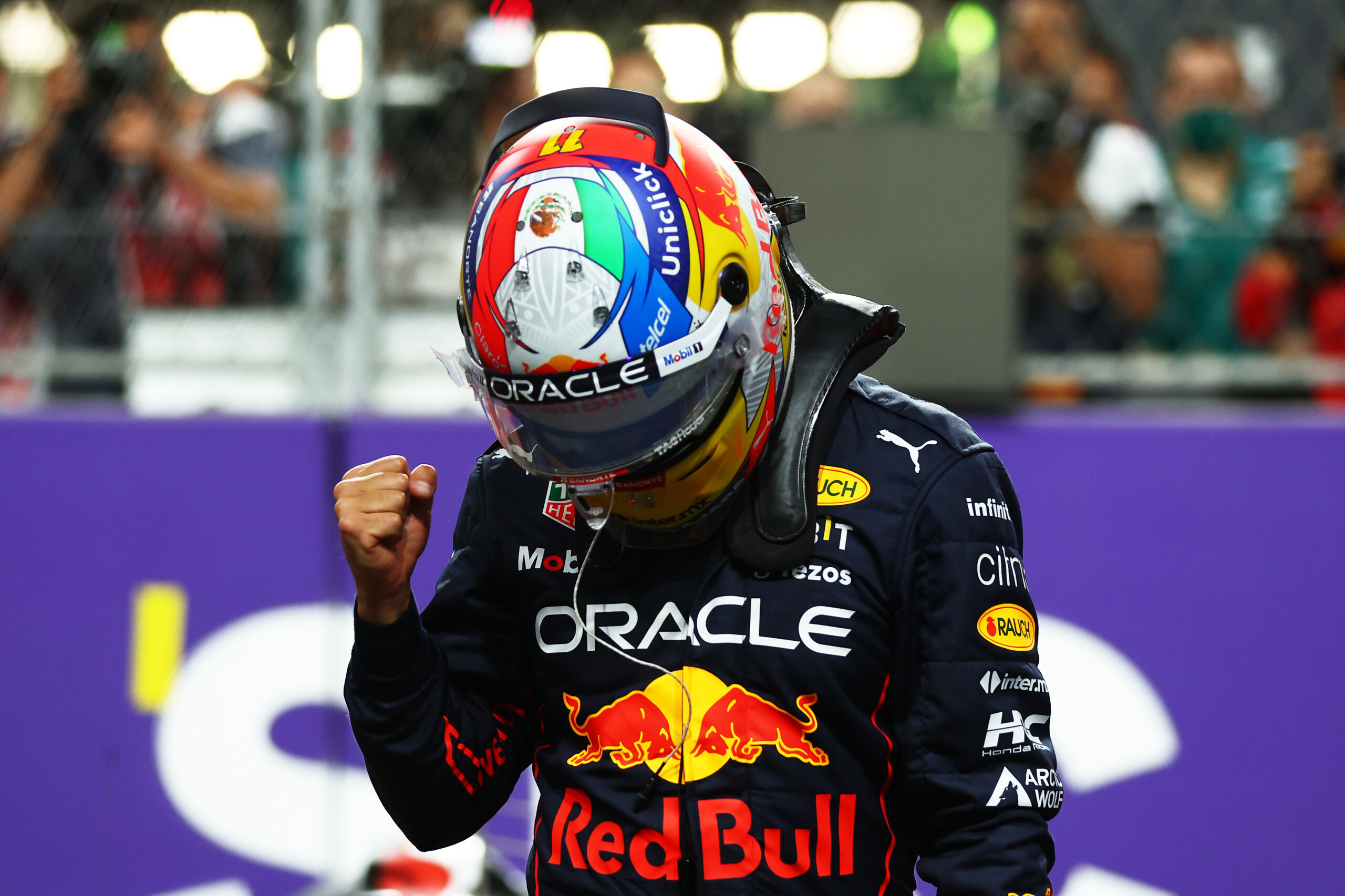 Perez on pole for the first time