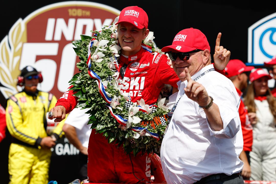 Marcus Ericsson wins Indy 500 for Chip Ganassi Racing