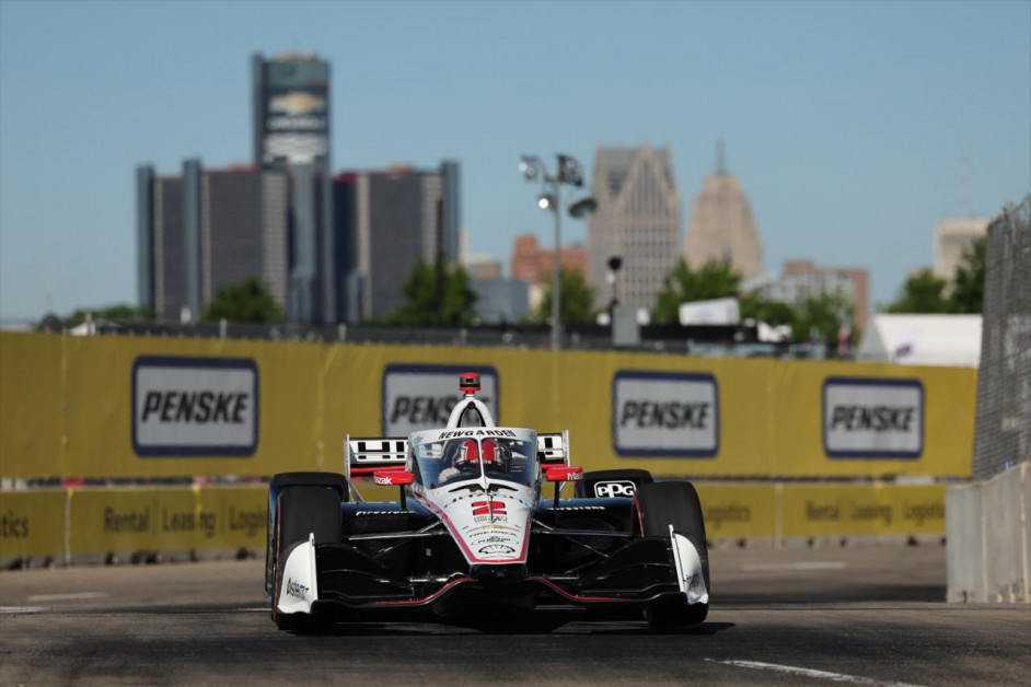 Newgarden bags pole in Chevy’s backyard