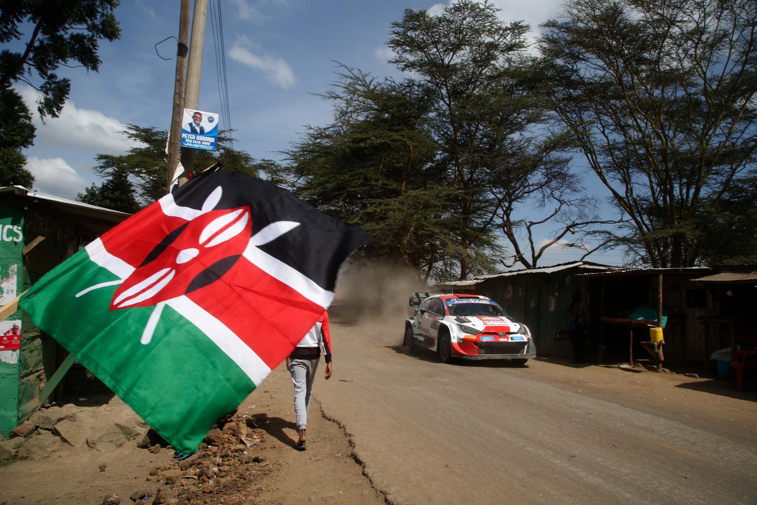 Safari Rally Kenya 2022, Day Two – Toyota continue to hold the lead