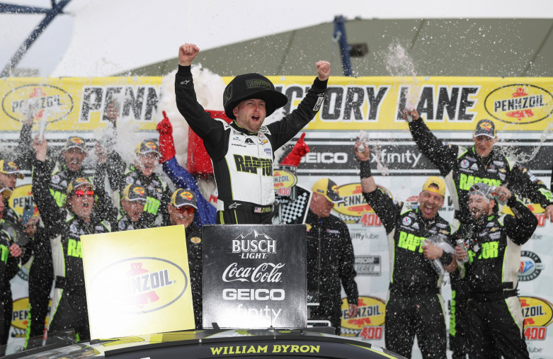 William Byron hits the jackpot at Las Vegas Motor Speedway