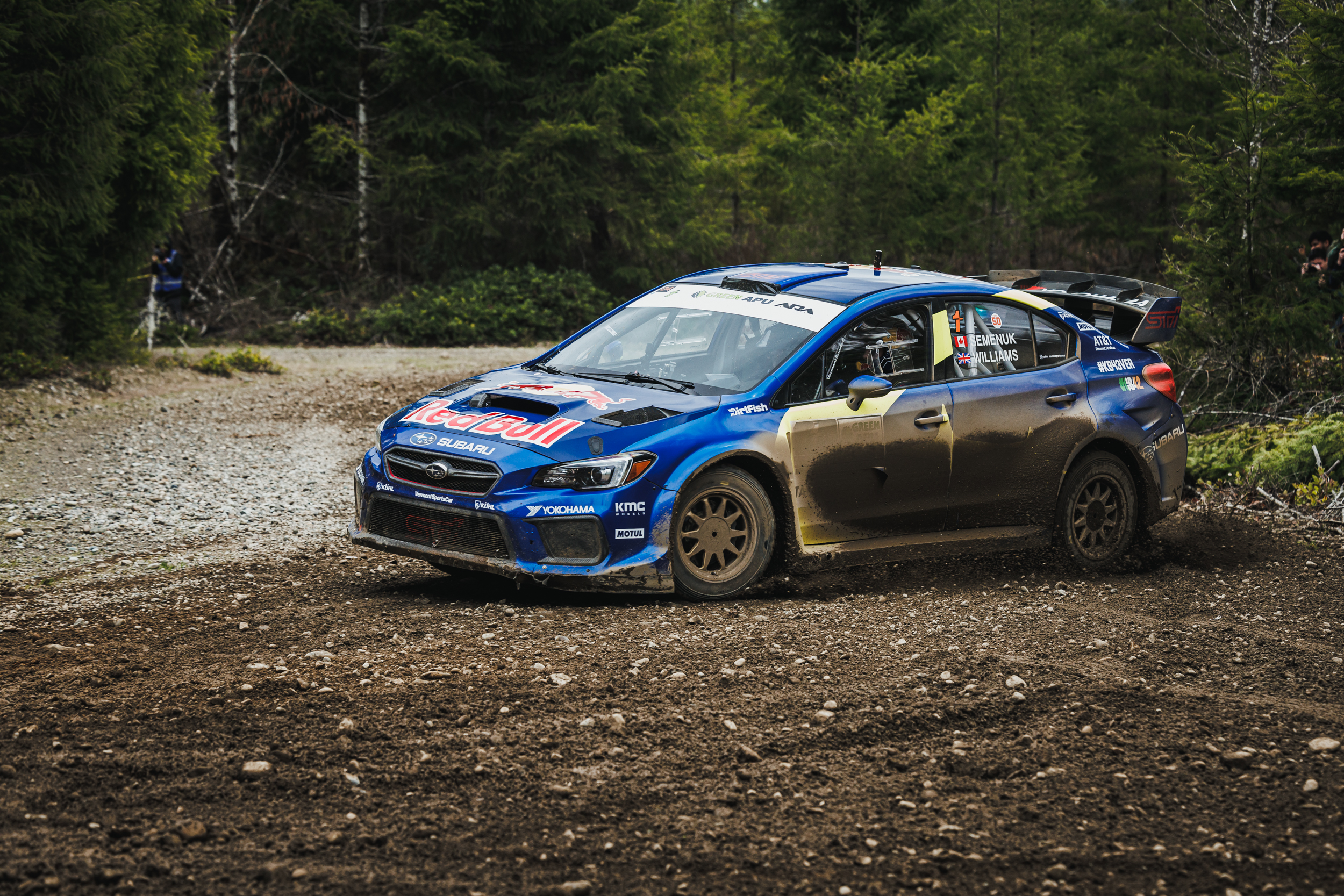 Oregon Trail Rally Semenuk Maintains Lead Through SS6
