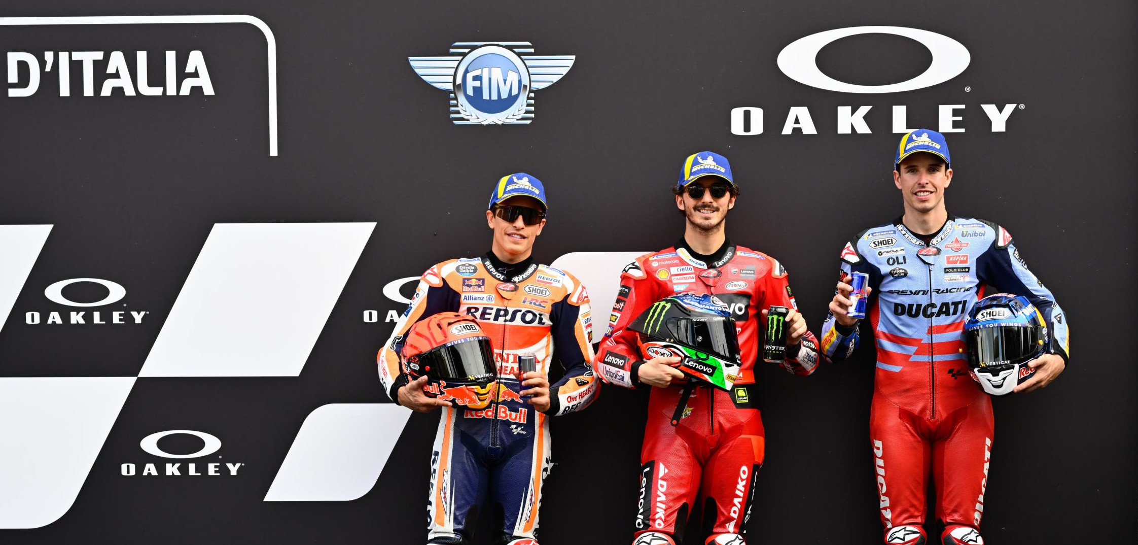MotoGP: Bagnaia on Pole in Mugello, Just Ahead of Marquez Brothers