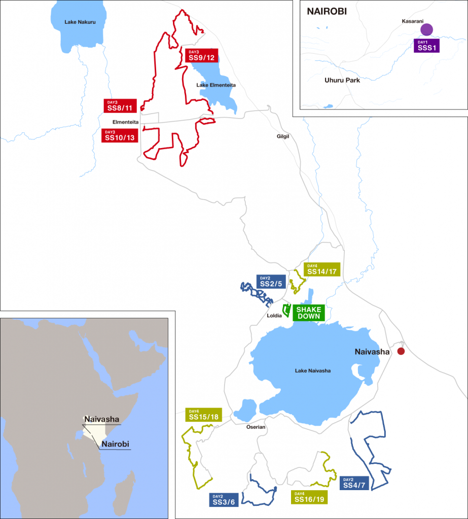 safari rally kenya 2023 route map