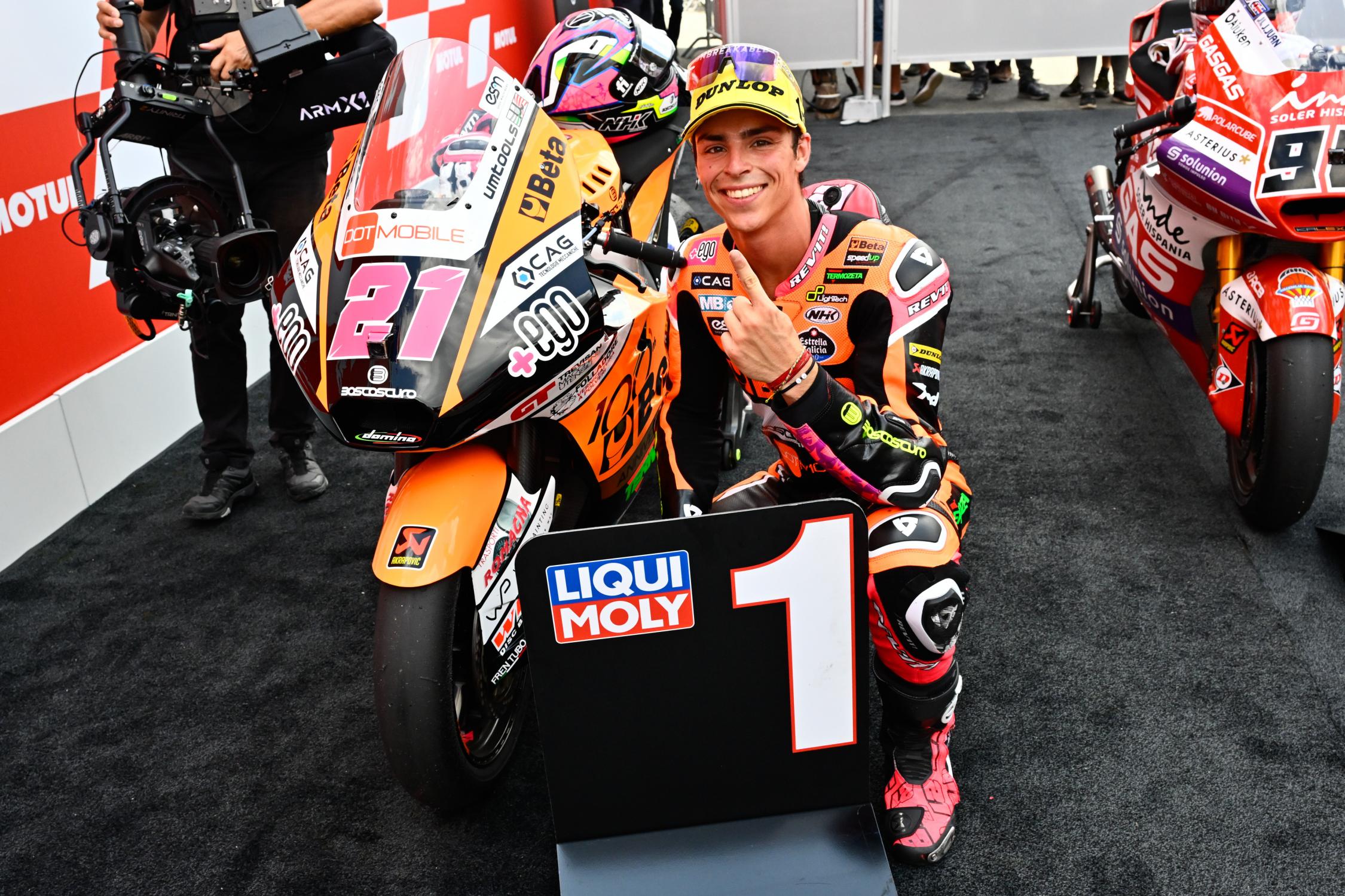 Moto2: Lopez Takes Pole by Nine Thousandths of a Second