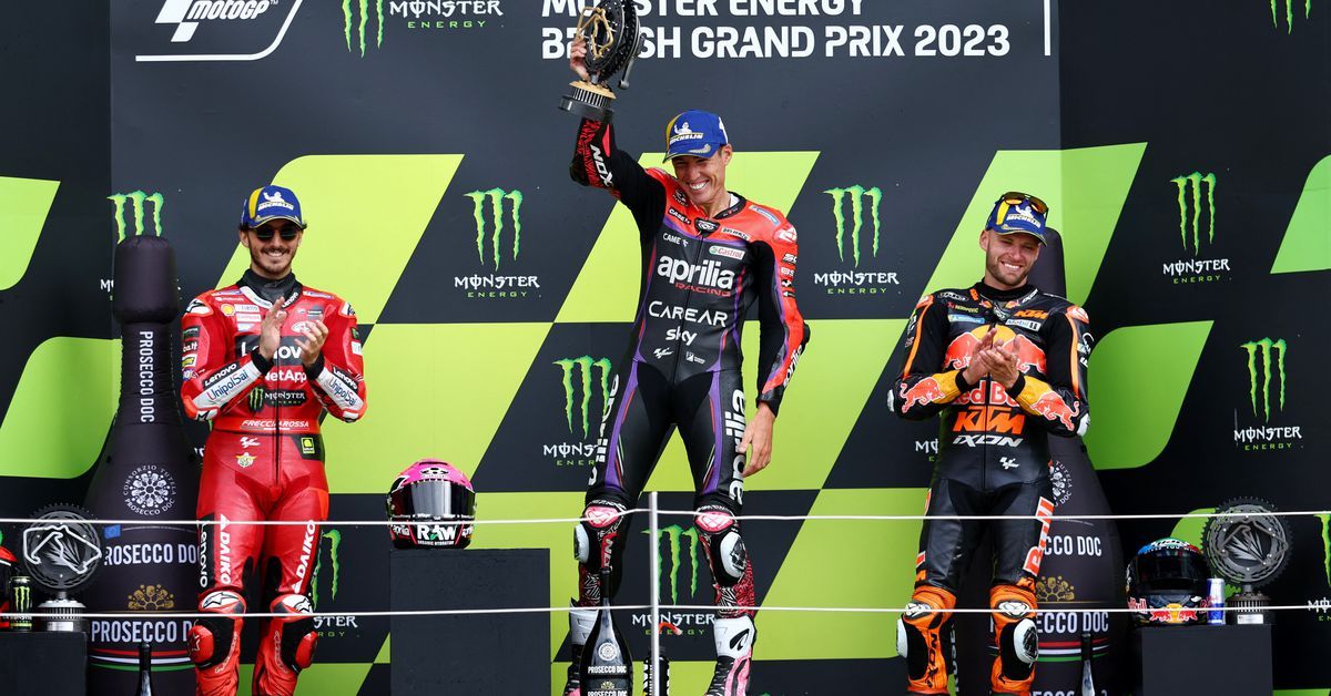 MotoGP: Espargaro Wins Stunning British Grand Prix