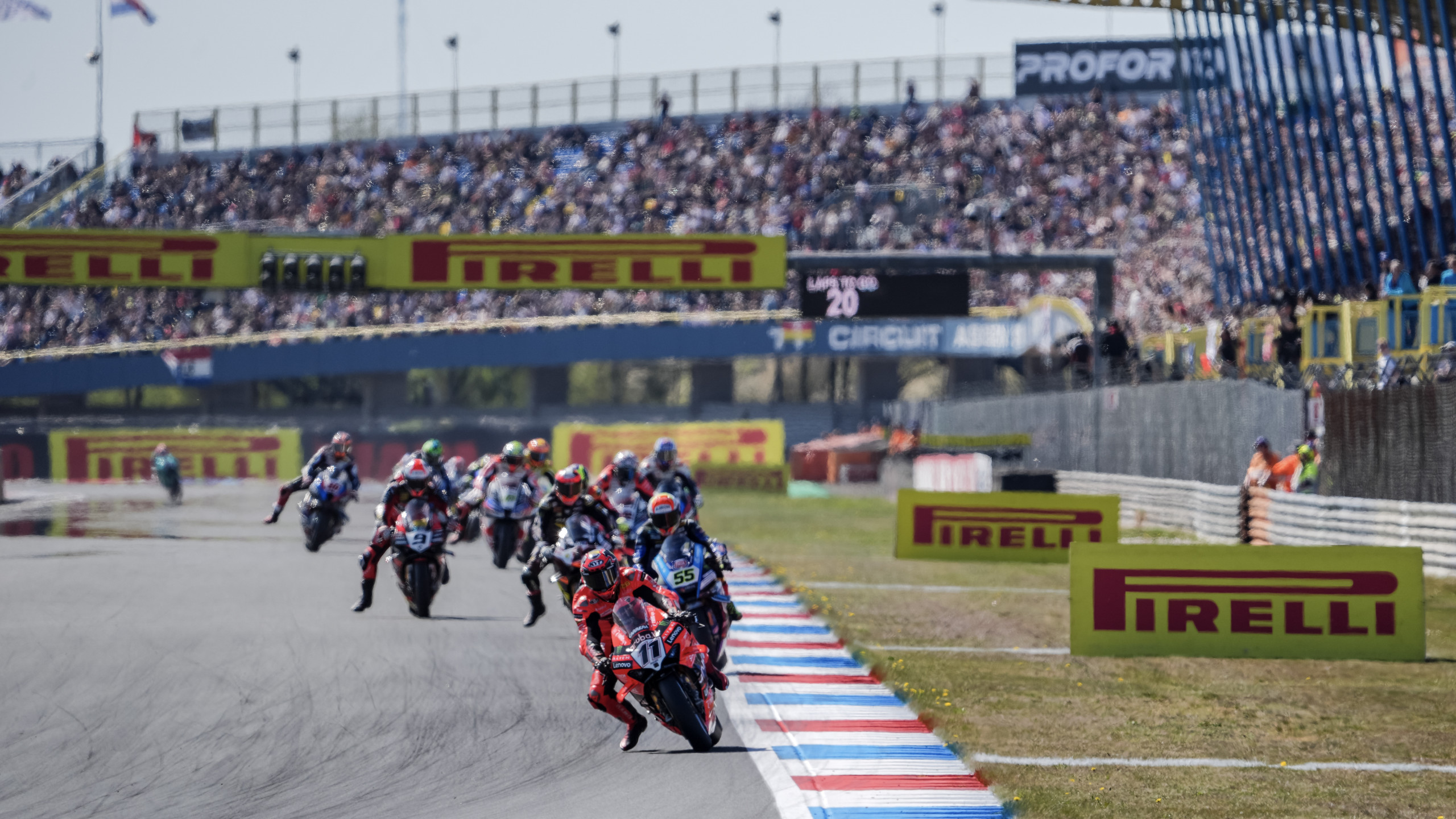 WorldSBK: Bulega dominates as chaos reigns behind in Assen Race 1