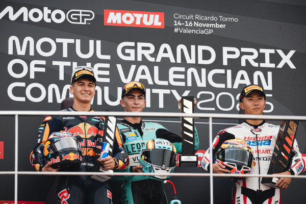 Maiden Magic: Adrian Fernández Triumphs in Moto3 Finale