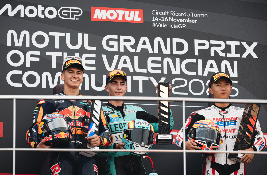 Maiden Magic: Adrian Fernández Triumphs in Moto3 Finale